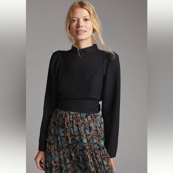 Maeve Anthropologie Open-Back Top - Picture 2 of 8